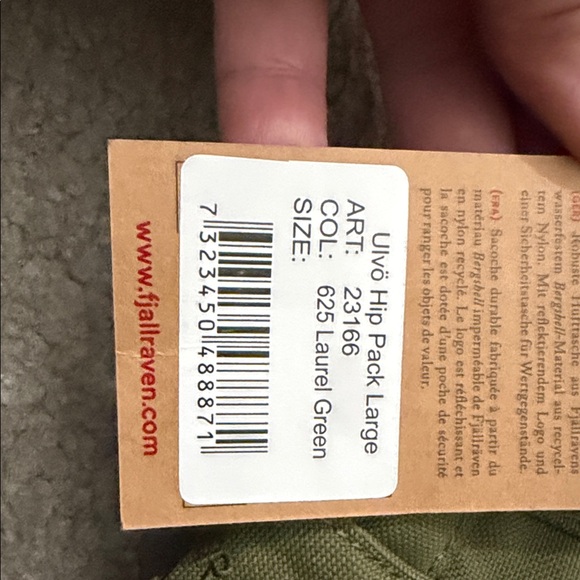 Fjallraven Green Ulvo Hip Pack Large - Picture 4 of 4